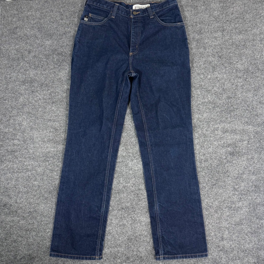 Carhartt FR Flame Resistant Work Jeans Mens 32x32 Blue Cotton Denim EUC